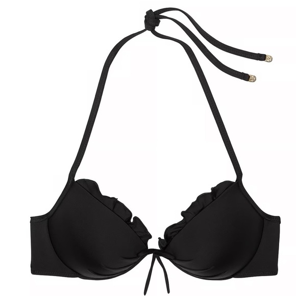 34B VS Swim Black Push Up Bikini Top - Picture 1 of 12